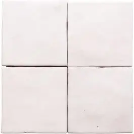 Wandtegel Marrakech Zellige Wit 10x10 cm Laatste Versie