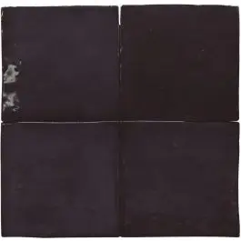 Wandtegel Marrakech Zellige Zwart 10x10 cm Koopje