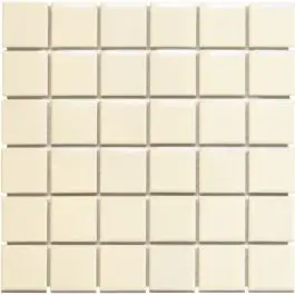 Gecertificeerd The Mosaic Factory Barcelona Vierkant Cr脙篓me 4,8x4,8 cm