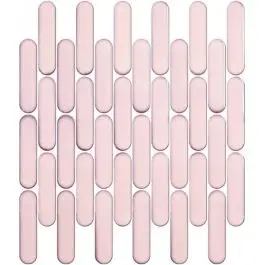 The Mosaic Factory Sevilla Oval Finger Pink Glossy Korting