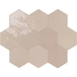 Rechtstreeks Van De Fabrikant WOW Zellige Hexa Nude 10,8x12,4 cm