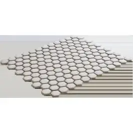 The Mosaic Factory Barcelona Soft White Glossy Hexagon 2,3x2,6 cm Merkproduct
