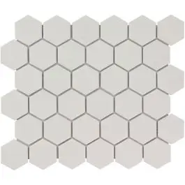 The Mosaic Factory Barcelona White Mat Hexagon 5,1x5,9 cm Aanbieding