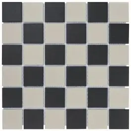 Nu Kopen The Mosaic Factory London Vierkant Chessboard 4,8x4,8 cm