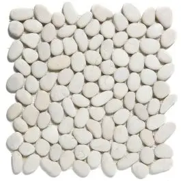 Uitverkoop The Mosaic Factory Natural Stone Marmer Kiezel Ivoor