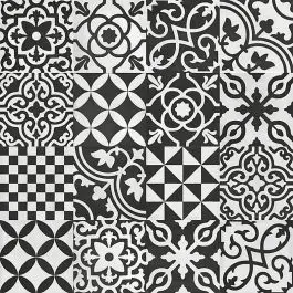 Nieuw Ragno Contrasti Antracite Decoro Mix 20x20 cm