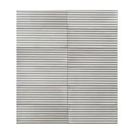 Express Levering Rice Grigio Pleat 3D 7,5x20 cm