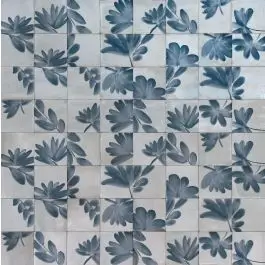 Marazzi Rice Grigio Decoro Blossom 15x15 cm Finale Uitverkoop