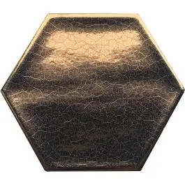 Weekendaanbieding Wandtegel Hexagon Tegel Goud 10,8x12,4 cm