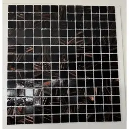 Seizoensaanbieding Workshop Glasmozaïek Black Gold 30x30 cm