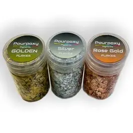 Beperkte Voorraad PourPoxy Flakes pigment