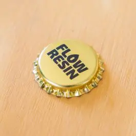 Betaalbaar FLOW RESIN Bierdopje voor Epoxy giethars Bierdopjestafel