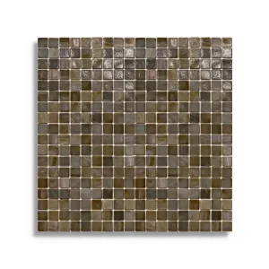 Populair mozaiek Bruin 29.5 x 29.5