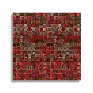 mozaiek Rood 29.6 x 29.6 Korting