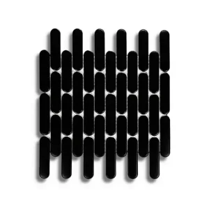 Gratis Retour mozaiek Zwart 30 x 30
