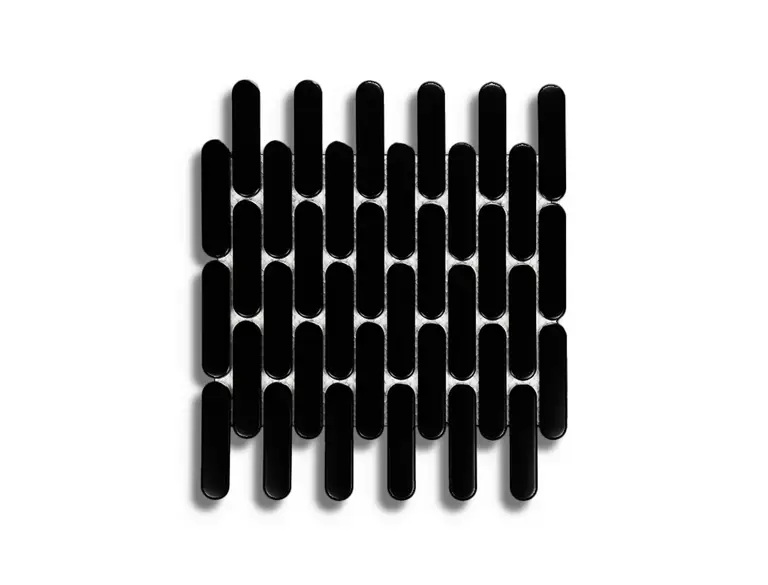 Gratis Retour mozaiek Zwart 30 x 30