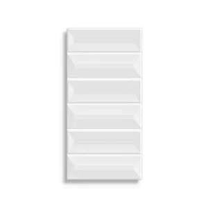 Meest Verkocht Mozaiektegel El Barco Prisma Glossy White 15 x 30