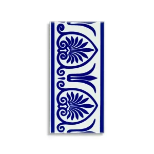 Finale Uitverkoop sierstrip Blauw 7.5 x 15.2