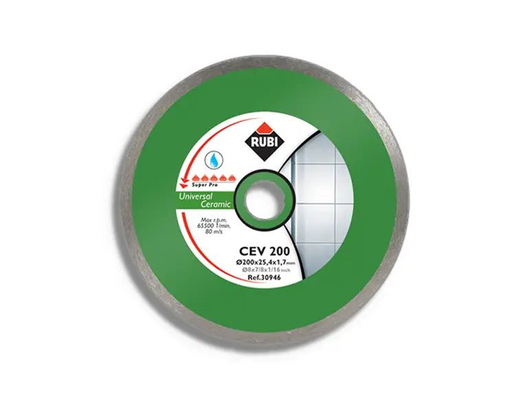 Laatste Versie Tegelgereedschap Rubi Cev 200 Superpro Zaagblad