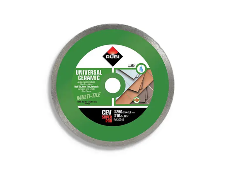 Tegelgereedschap Rubi Cev 250 Superpro Zaagblad Superprijs