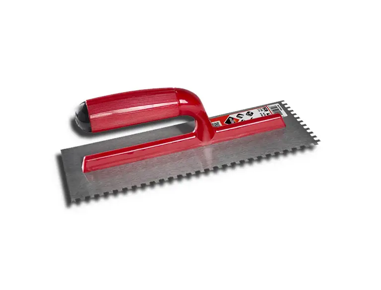 Flitsaanbieding Tegelgereedschap Rubi Lijmspaan Roestvrij 28Cm 4,5x4,5Mm