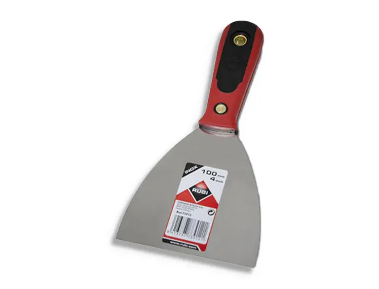 Snelle Levering Tegelgereedschap Rubi Rvs Plamuurmes 100Mm Ks Hg