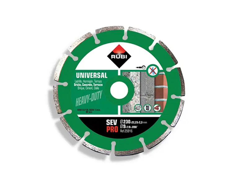 Op = Op Tegelgereedschap Rubi Sev 230 Pro Gesegmenteerd
