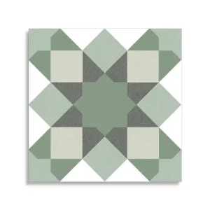 Bestel Nu vloertegel El Barco Hydra Green 20 x 20