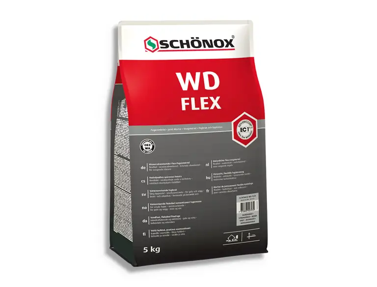 Voegmiddel Schonox WD Flex Grijs zak 5 kg Seizoensaanbieding