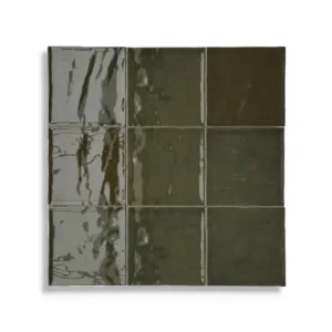 wandtegel Groen 10 x 10 Koopje