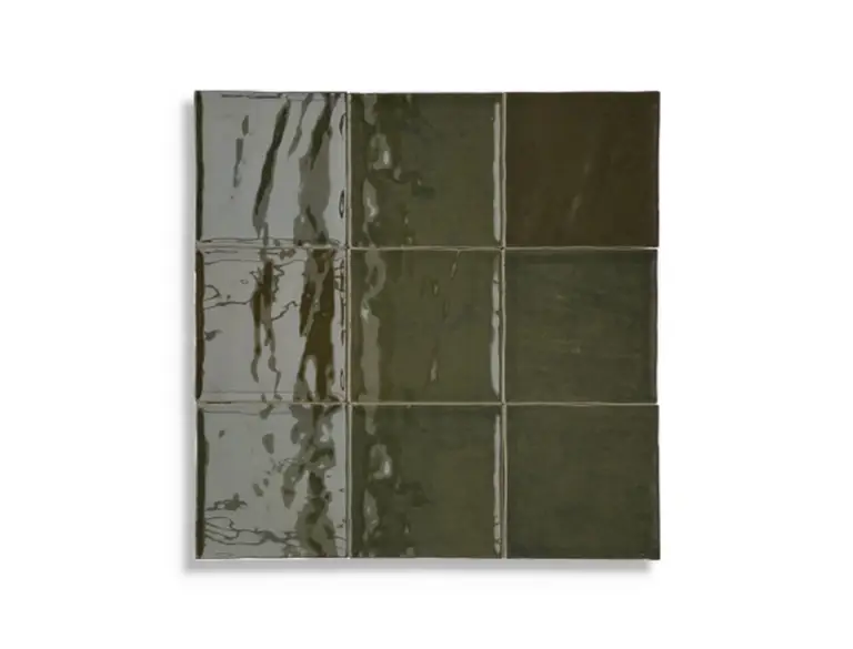 wandtegel Groen 10 x 10 Koopje