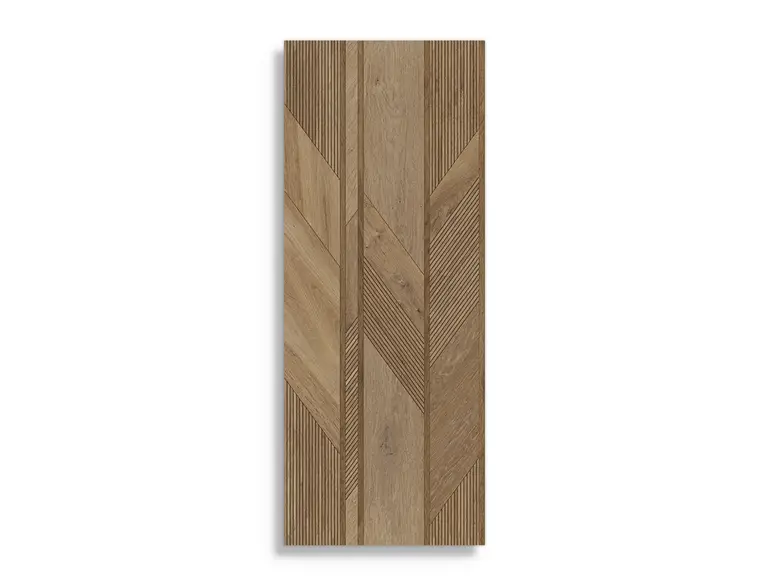 wandtegel Porcelanosa Arrow 3D Roble 59,6 x 150 Hoge Kwaliteit