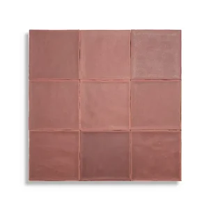 wandtegel Rood 10 x 10 Alleen Vandaag