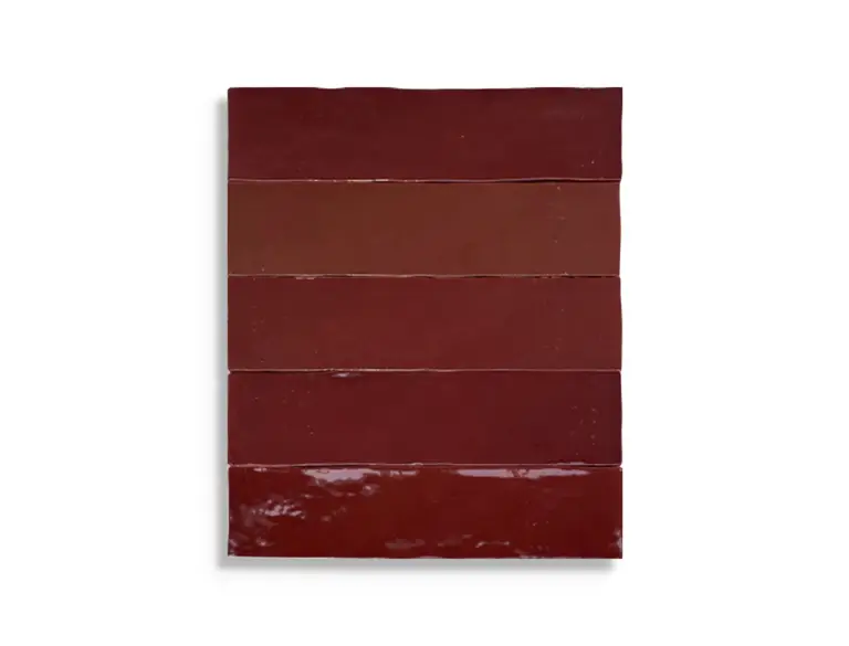 Koop Online wandtegel Rood 6.2 x 25