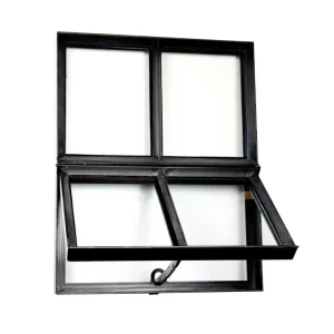 Populair Authentiek zwart stalen raam dubbel glas openklapbaar 30x40 cm