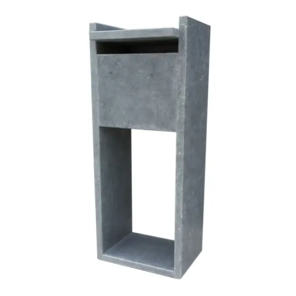 Exclusieve Aanbieding Belgische Arduin hardstenen brievenbus vrijstaand model 6