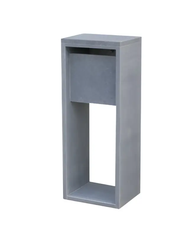 Weekendaanbieding Belgische Arduin hardsteen brievenbus vrijstaand model 7