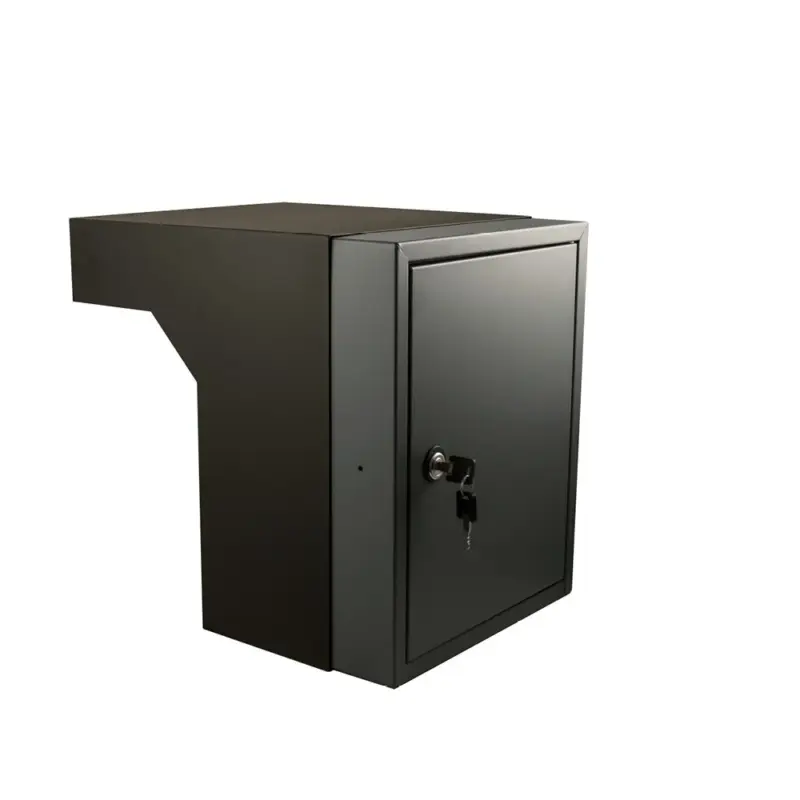 Koop Vandaag Brievenbus inbouwkast Antraciet 40 - 55 cm incl. slot