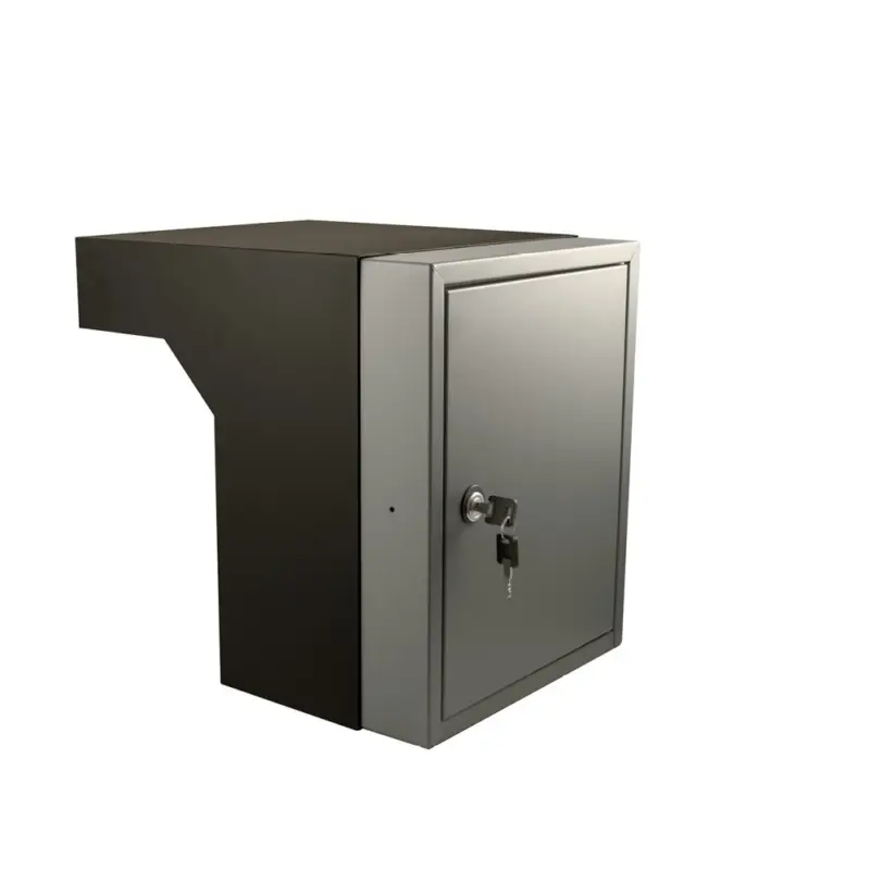 Aanbieding Brievenbus inbouwkast Basalt 55 - 68 cm incl. slot