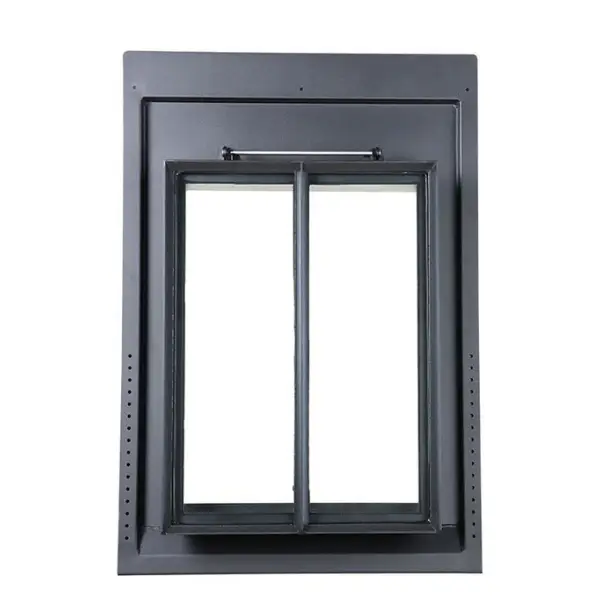 Hete Deal Dakraam staal 44x60cm HR++ glas tweevaks thermisch onderbroken met loodslab Combideal