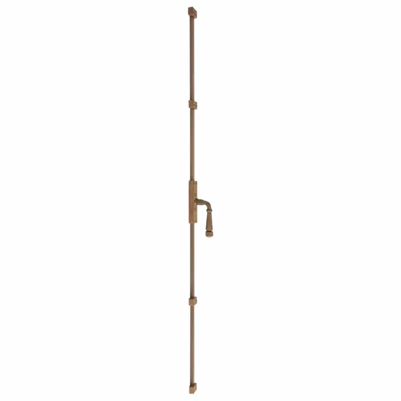 Gereduceerde Prijs Dauby decoratief raambeslag "Pure Line type 1830"ruw bronsper stuk