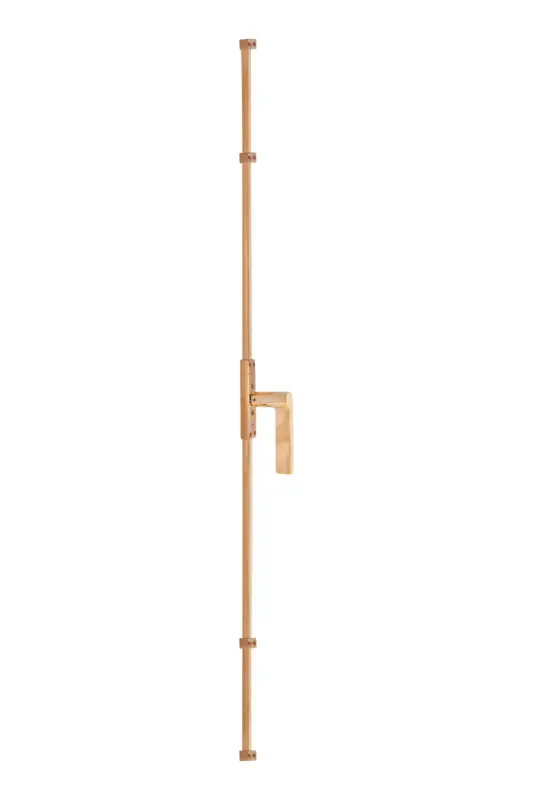 Meest Verkocht Dauby decoratief raambeslag "Pure Line type 1928"brons gepolijstper stuk