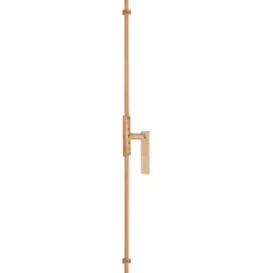 Dauby decoratief raambeslag "Pure Line type 2017" brons gepolijst per stuk Voordeelprijs