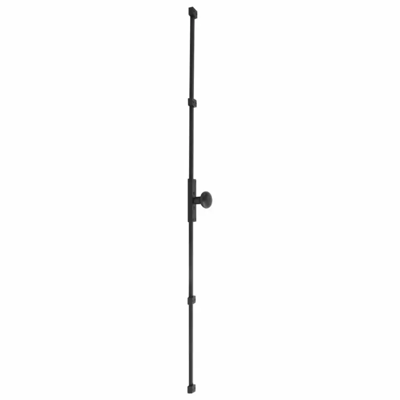 Flitsaanbieding Dauby decoratief raambeslag "Pure Line rond"verouderd ijzer - zwartper stuk