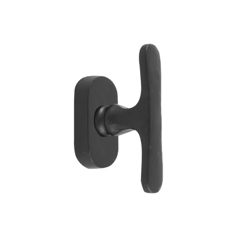 Dauby Pure Line raamklink T-vormverouderd ijzer - zwartper stuk Speciale Aanbieding
