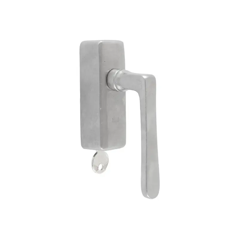 Dauby Pure Line raamklink L-vorm mat wit brons afsluitbaar per stuk Lage Prijs