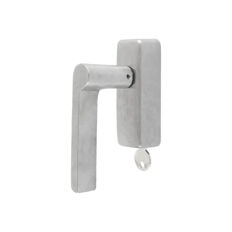 Goedkoop Dauby Pure Line raamklink type 1928 mat wit brons afsluitbaar links per stuk