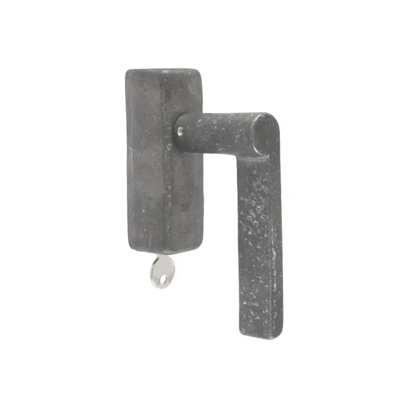 Dauby Pure Line raamklink type 1928 ruw metaal afsluitbaar rechts per stuk Dagaanbieding