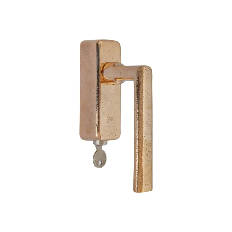 Dauby Pure Line raamklink type 1930 brons gepolijst afsluitbaar per stuk Flitsaanbieding