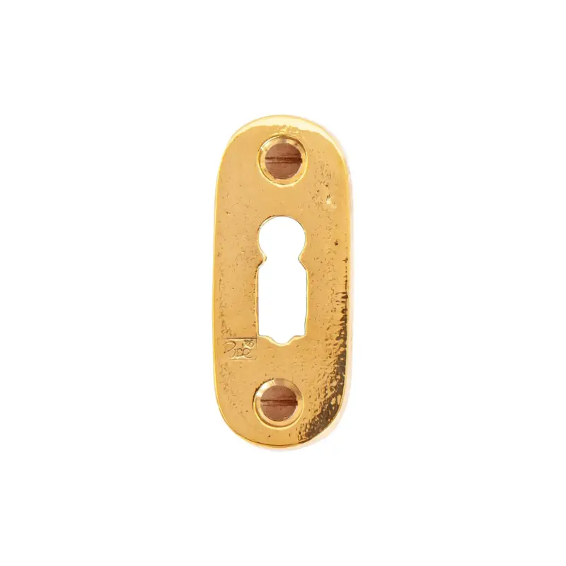 Dauby Pure Line sleutelrozetovaal brons gepolijst 65X28Mm per stuk Populair
